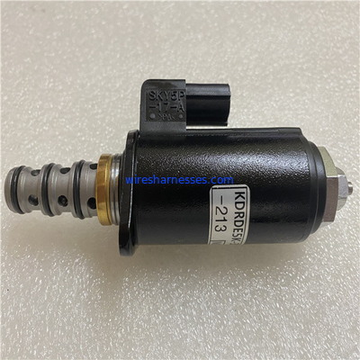 YN35V00049F1 SK200-8 এক্সকাভেটর সোলেনয়েড ভালভ 30C50-213 থ্রটল সোলেনয়েড ভালভ